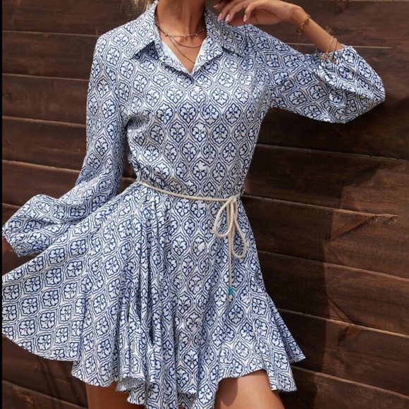 Zara button down dress - Picture 1 of 6